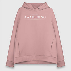Женское худи оверсайз Unknown 9 awakening logo