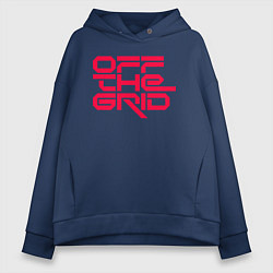 Женское худи оверсайз Off the grid logo