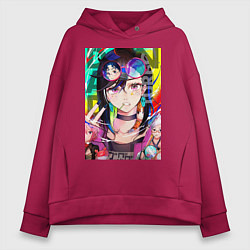 Женское худи оверсайз Дандадан: Момо Аясэ