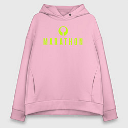 Женское худи оверсайз Marathon logo