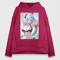 Женское худи оверсайз Геншин Шэнь Хэ купальник