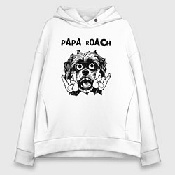 Женское худи оверсайз Papa Roach - rock dog