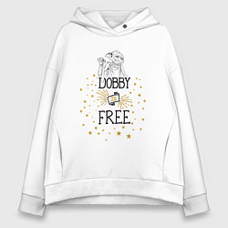 Женское худи оверсайз Dobby is free