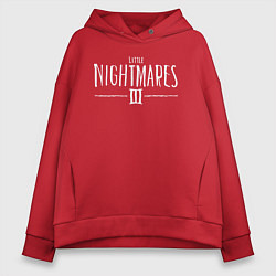 Женское худи оверсайз Litttle nightmares 3 logo