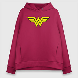 Женское худи оверсайз Wonder woman logo