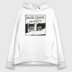 Толстовка оверсайз женская Alice Cooper breadcrumbs, цвет: белый