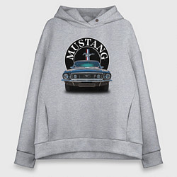 Женское худи оверсайз Форд Мустанг 1964-1973 годов