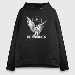 Женское худи оверсайз Deftones diamond eyes