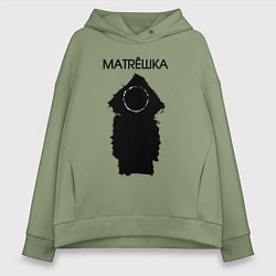 Толстовка оверсайз женская Matrёшka, цвет: авокадо