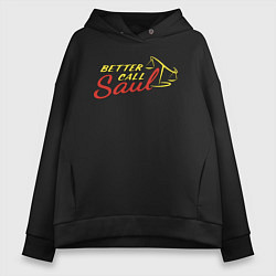 Женское худи оверсайз Better call Saul logo