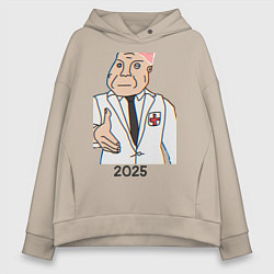 Женское худи оверсайз Дурка новый год