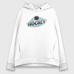 Женское худи оверсайз Play hockey