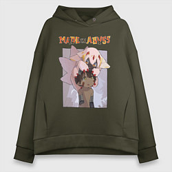 Женское худи оверсайз Made in Abyss - Reg and Faputa