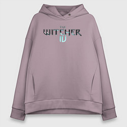 Толстовка оверсайз женская The witcher 4 logo, цвет: сиреневый