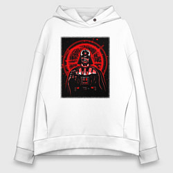 Женское худи оверсайз Звезда смерти Дарт Вейдер