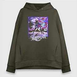 Женское худи оверсайз Зеле