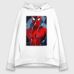 Женское худи оверсайз Человек паук три паука