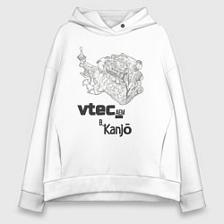 Женское худи оверсайз Kanjo-vtec