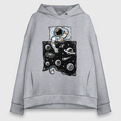 Женское худи оверсайз Космический сон