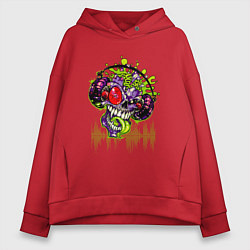 Женское худи оверсайз DJ Zombie