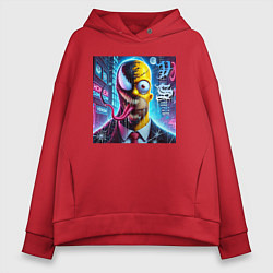 Женское худи оверсайз Venom-Homer - collaboration