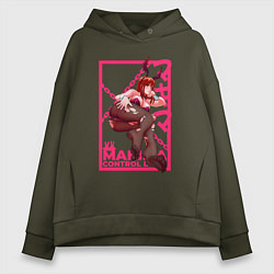 Женское худи оверсайз Кролик Макима - Человек бензопила