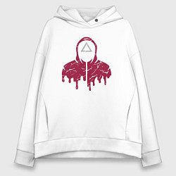 Женское худи оверсайз Надзиратель треугольник