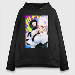 Женское худи оверсайз Дандадан: Бабка Момо