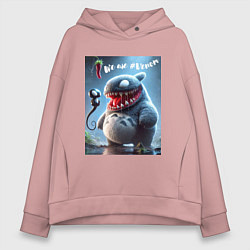 Женское худи оверсайз Ventotoro - we are Venom meme