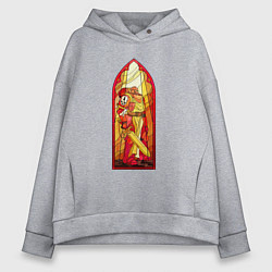 Женское худи оверсайз Космодесантник в арке