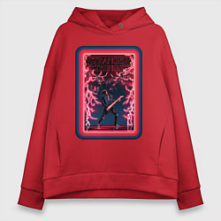 Женское худи оверсайз Stranger Things - Eddie Munson