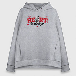 Женское худи оверсайз Heart breaker