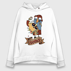 Женское худи оверсайз Flapjack - heart candies