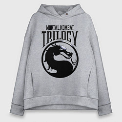 Женское худи оверсайз Mortal kombat trilogy