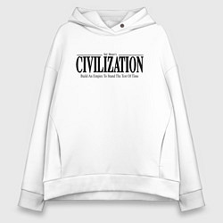 Женское худи оверсайз Civilization - game