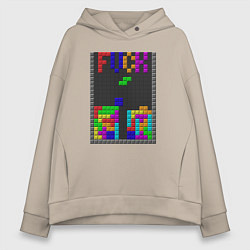 Женское худи оверсайз Tetris