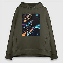 Женское худи оверсайз Ты моя вселенная