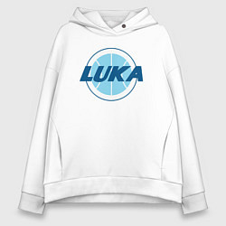Толстовка оверсайз женская Luka ball, цвет: белый