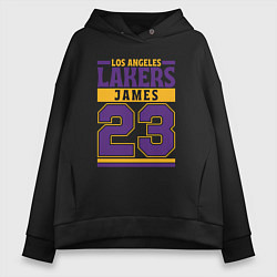 Женское худи оверсайз Lakers - James 23