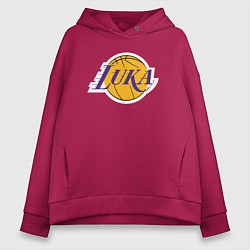 Толстовка оверсайз женская Luka ball, цвет: маджента