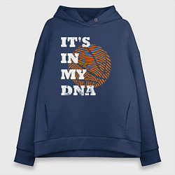 Женское худи оверсайз Баскетбольный ДНК