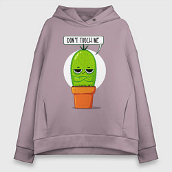 Женское худи оверсайз Dont touch me