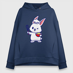 Женское худи оверсайз Зайка поварёнок