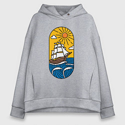 Женское худи оверсайз Sunny ship