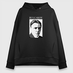 Женское худи оверсайз Михаил Булгаков портрет
