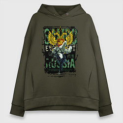 Женское худи оверсайз Самбо Россия