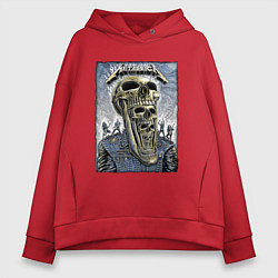 Женское худи оверсайз Metallica - playbill