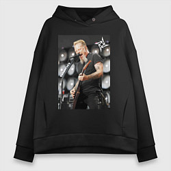 Женское худи оверсайз James Alan Hatfield - Metallica