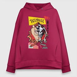 Женское худи оверсайз Taz mania - тасманский дьявол