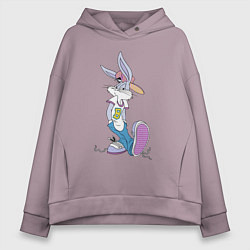 Женское худи оверсайз Bugs Bunny in the sneakers